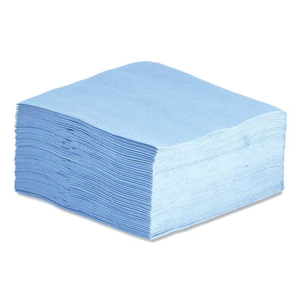 Hospeco Single Fold Paper Towels, 500 Sheets, Blue, 500 PK NA115QPB